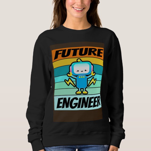 Future Engineer Shirt Boys Girls Software Engineer (Front)