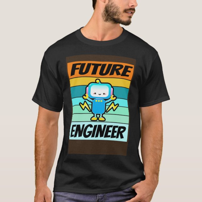 Future Engineer Shirt Boys Girls Software Engineer (Front)