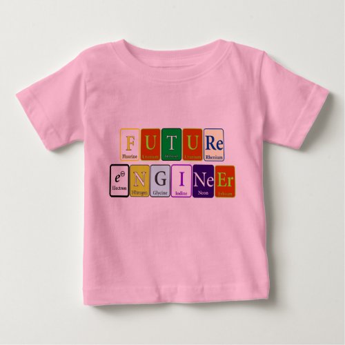 Future Engineer Tutu Design Baby T_Shirt