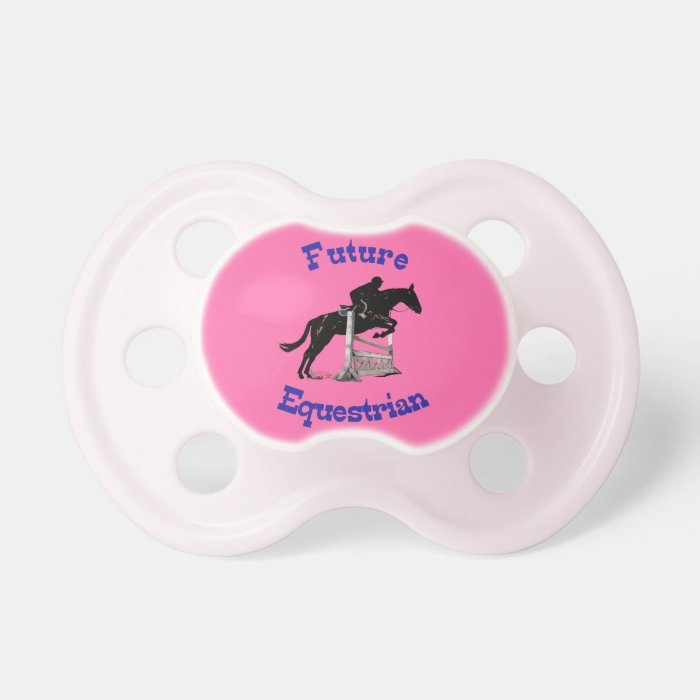 Future Equestrian Horse Pacifier Zazzle
