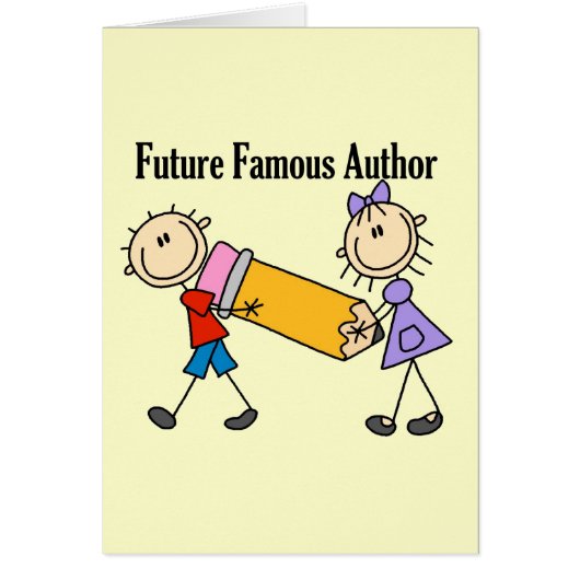 Future Famous Author Cards (Front)