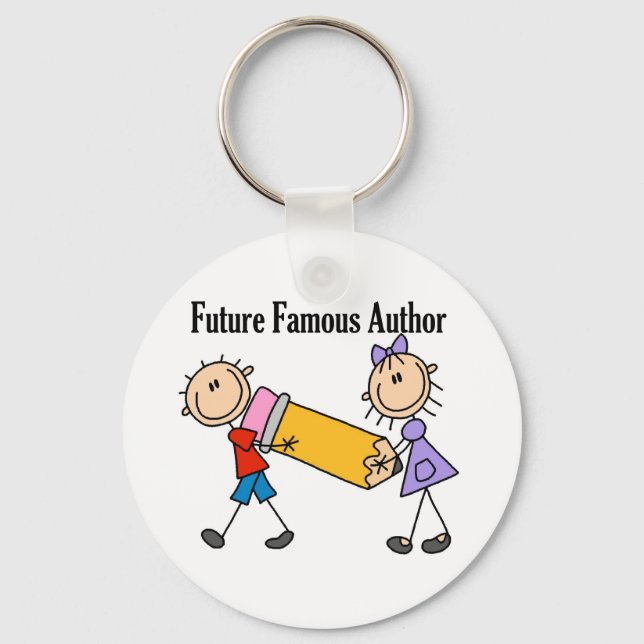 Future Famous Author Keychain (Front)