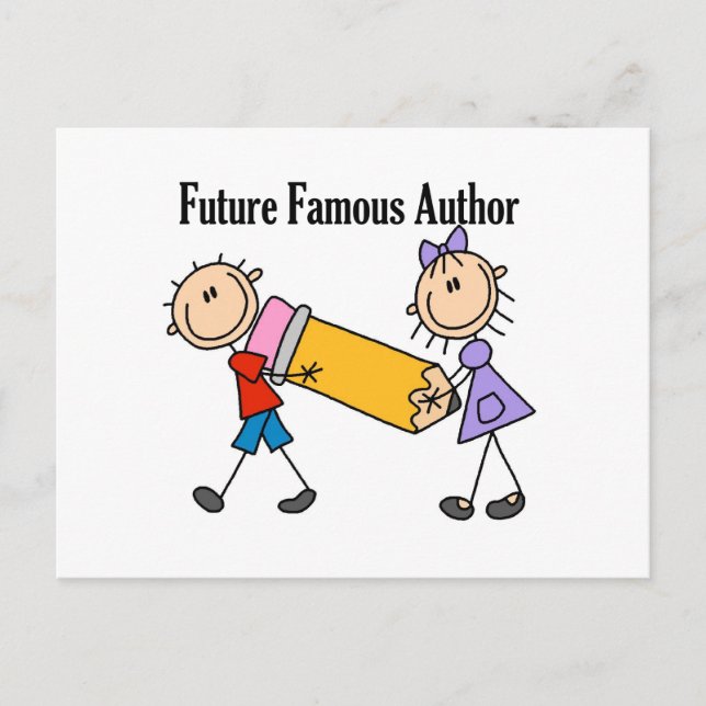 Future Famous Author Postcard (Front)
