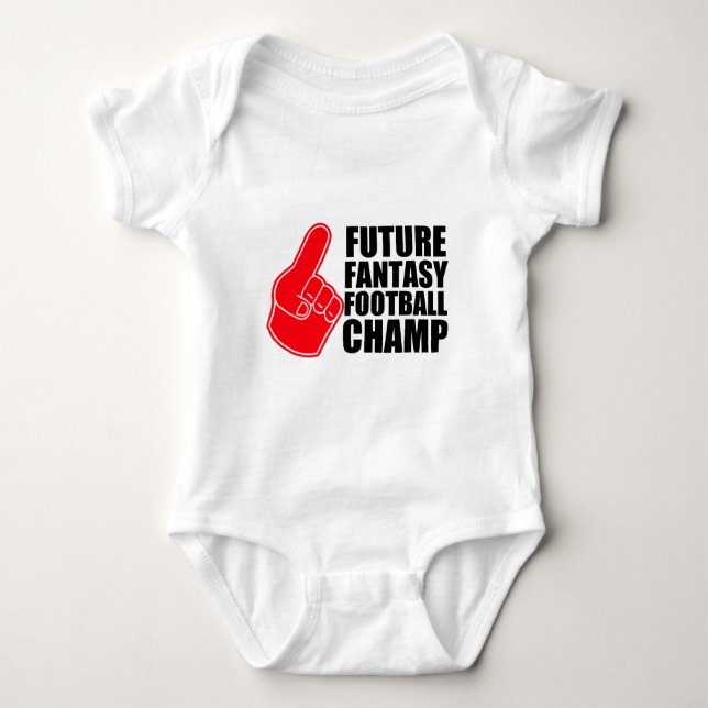 Future Fantasy Football Champ Baby Bodysuit (Front)