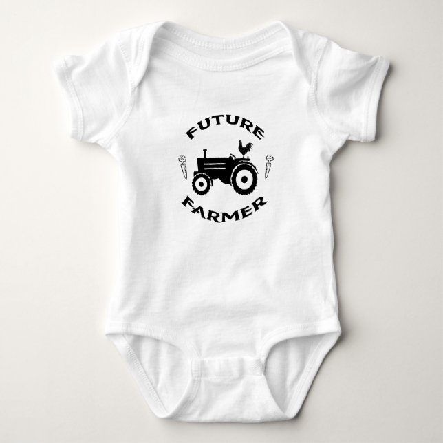 Future Farmer, for the next generation Baby Bodysuit (Front)