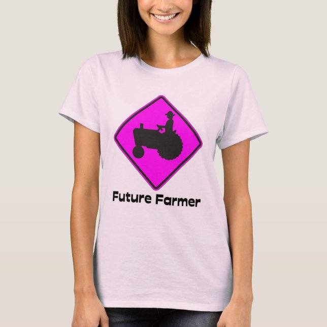Future Farmer Pink T-Shirt (Front)