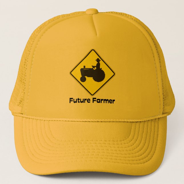 Future Farmer Yellow Trucker Hat (Front)