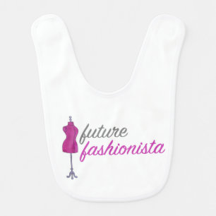 Future Fashionista Pink Sewing Mannequin Dressform Bib
