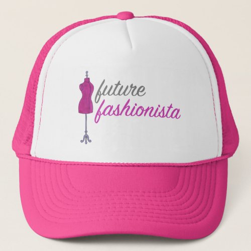 Future Fashionista Sewing Fashion Design Mannequin Trucker Hat