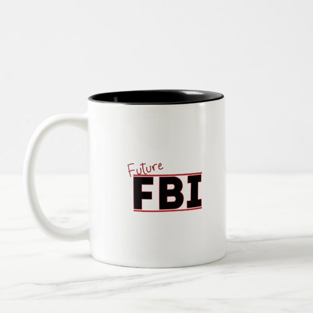 Future FBI Two-Tone Coffee Mug (Left)