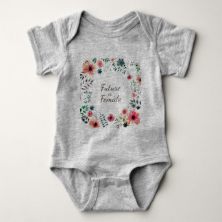 Future feminist baby bodysuit