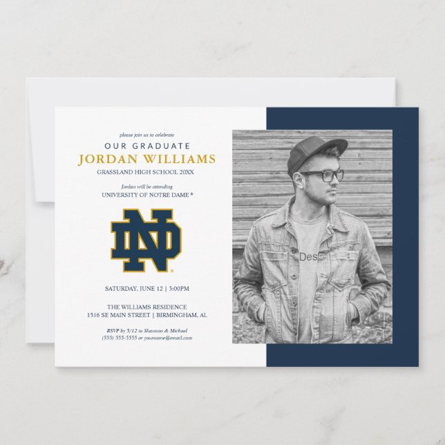 Future Fighting Irish Grad Announcement (Front)