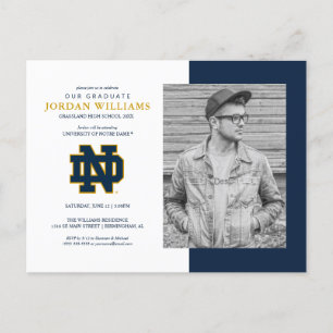 Future Fighting Irish Grad Announcement Postcard