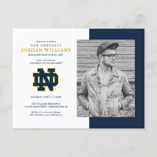 Future Fighting Irish Grad Announcement Postcard