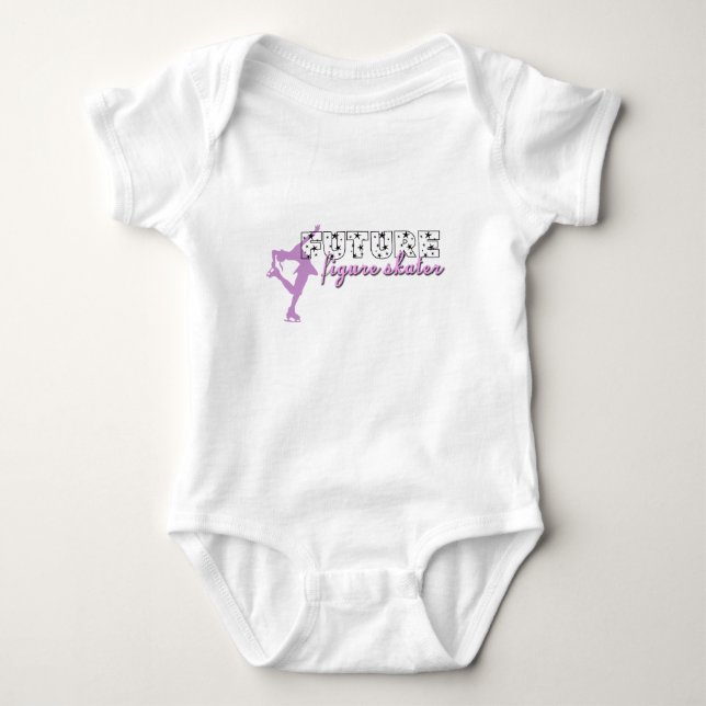 FUTURE FIGURE SKATER Baby/Infant Baby Bodysuit (Front)