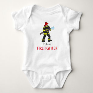Future Firefighter Baby Bodysuit