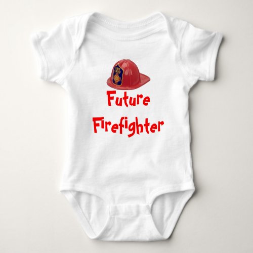 Future Firefighter Baby Bodysuit