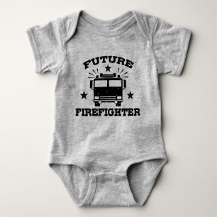Future Firefighter Baby Bodysuit
