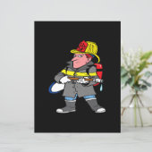 Future Firefighter Hose Jacket & Helmet Rescue (Standing Front)