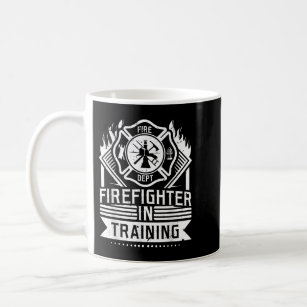 Future Firefighter In Training Firefighter Thin Re Coffee Mug