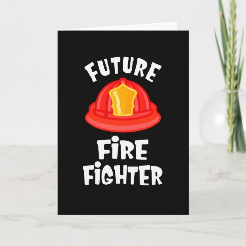 Future Firefighter Kids Birthday Gift Card