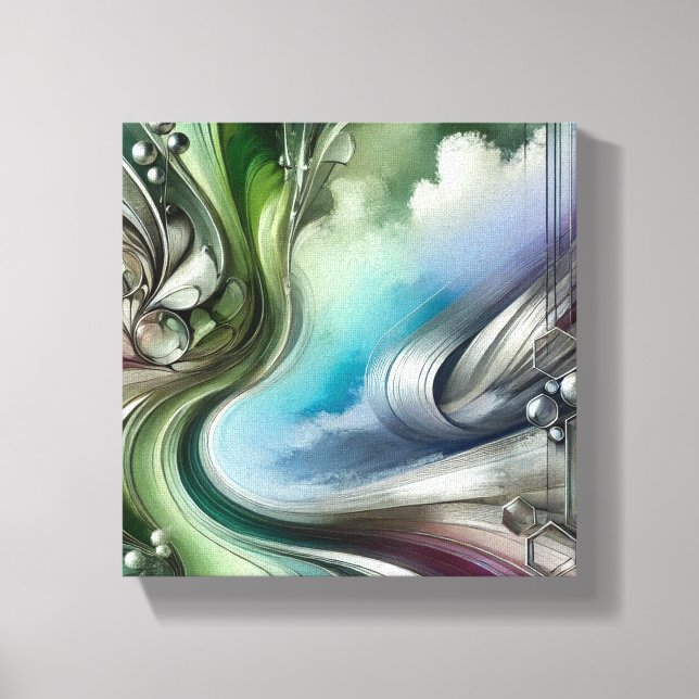Future Flora Canvas Print (Front)