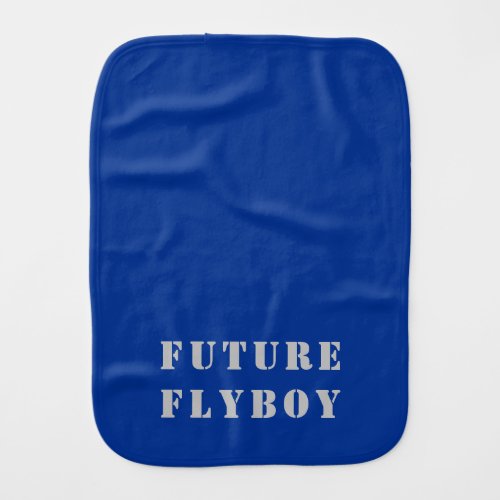 Future Flyboy Military Baby Burp Cloth