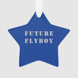 Future Flyboy Military Personalized Ornament