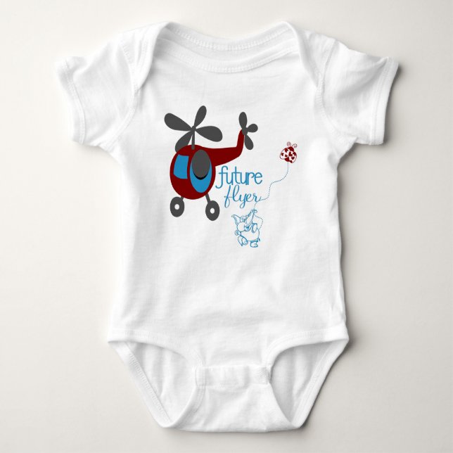 Future Flyer Baby Bodysuit (Front)