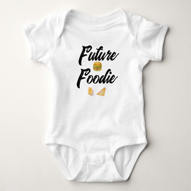 future Foodie Baby Food Baby Bodysuit (Front)