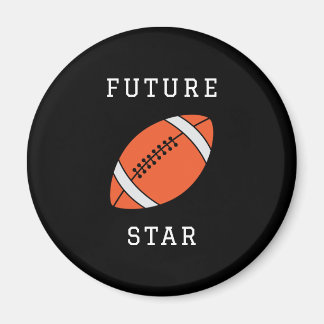 Future Football Star Custom Black Magnet