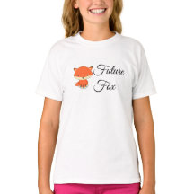 Future Fox - Girl's Ringer T-Shirt