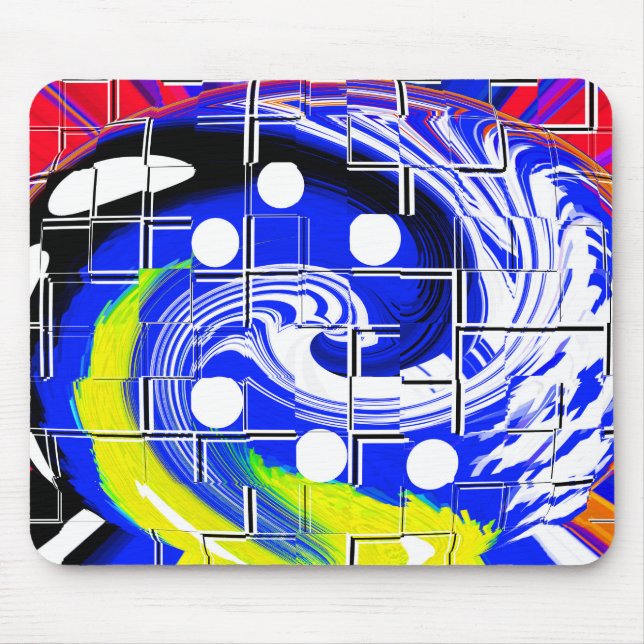 Future galaxy map mouse pad (Front)
