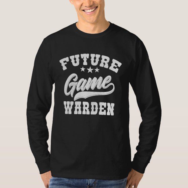 Future Game Warden Wildlife Officer T-Shirt (Front)