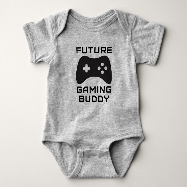 Retro Gaming Newborn Future Gamer Baby Grow Bodysuit 
