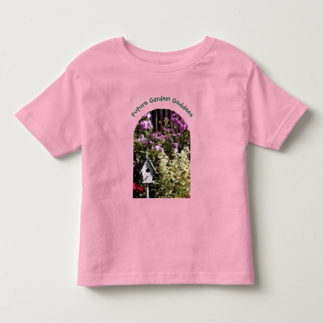 Future Garden Goddess Cute Toddler T-shirt (Front)