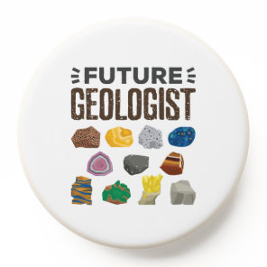 Future Geologist Geology Rocks Gems PopSocket