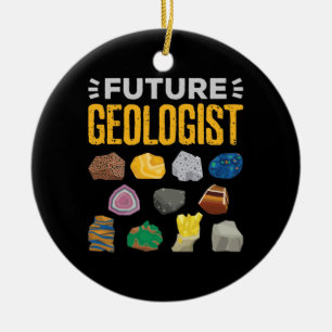 Future Geologist Geology Student Ceramic Ornament
