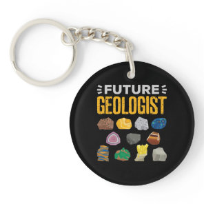 Future Geologist Geology Student Keychain