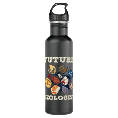 Future Geologist Stainless Steel Water Bottle