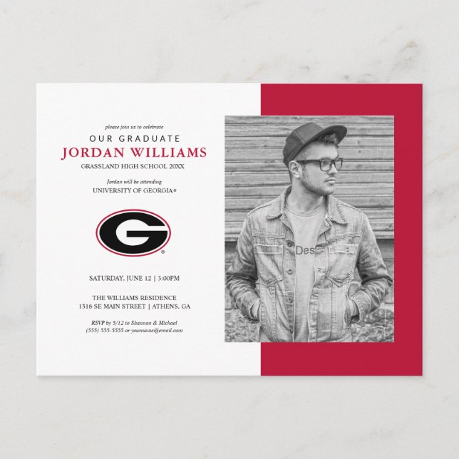 Future Georgia Grad Announcement (Front)