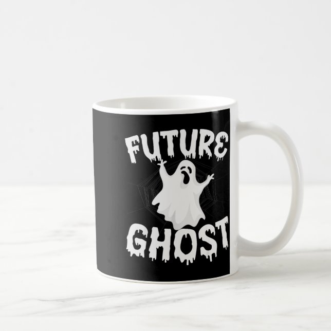 Future Ghost Funny Halloween Boo Soky Trick Or Tre Coffee Mug (Right)
