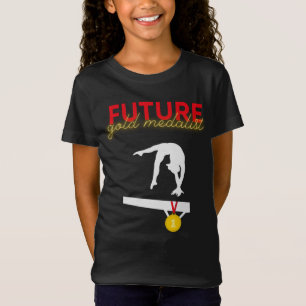 Future Gold Medalist Girls Gymnastics T-Shirt