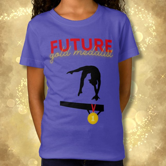 Future Gold Medalist Girls Gymnastics  T-Shirt (Creator Uploaded)