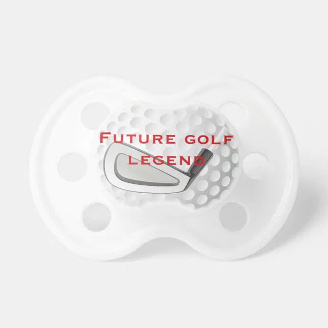 Golf Pacifier Future Golf Legend Golfing Baby Pacifier | Zazzle
