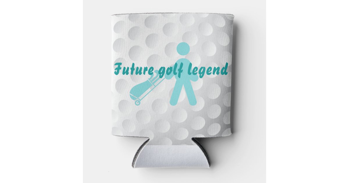 Golf Pacifier Future Golf Legend Golfing Baby Pacifier Can Cooler | Zazzle
