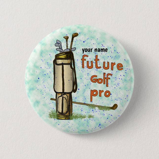 Future Golf Pro Button (Front)