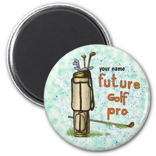Future Golf Pro custom name magnet