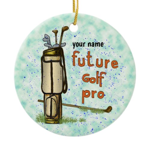 Future Golf Pro golf ornament