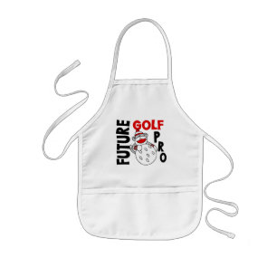 Future Golf Pro Sock Monkey Kids' Apron